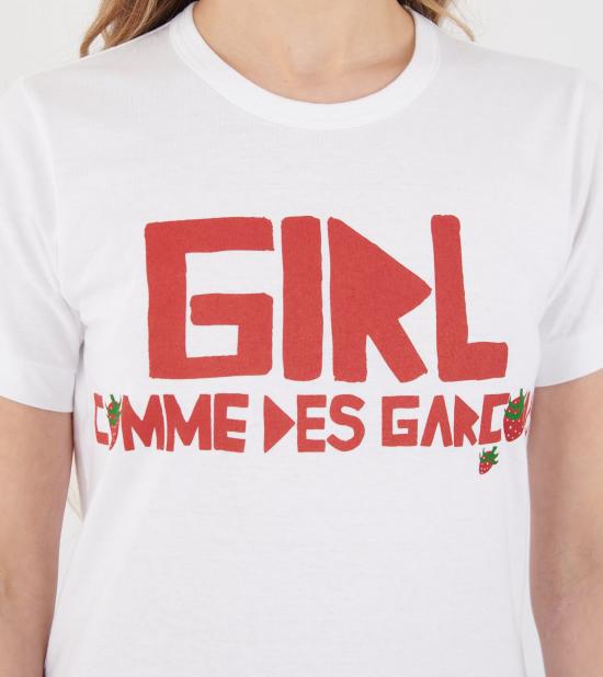26SS 꼼데가르송 반팔 티셔츠 NQ T502 S26 1 WHITE DOM - COMME DES GARCONS