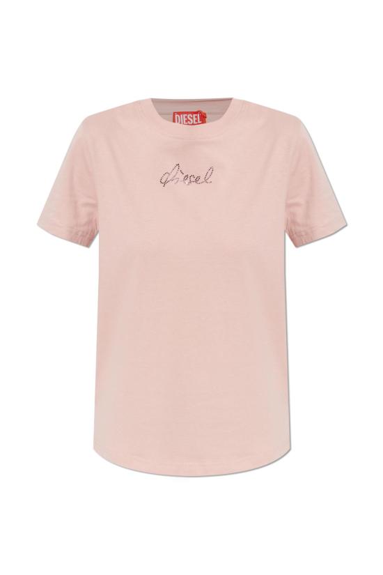 26SS 디젤 반팔 티셔츠 A22503 0JMBD 33L PINK DOM