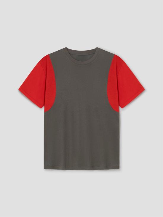 26SS 기마구아스 반팔 티셔츠 STEEVE T SHIRT GREYRED DOM