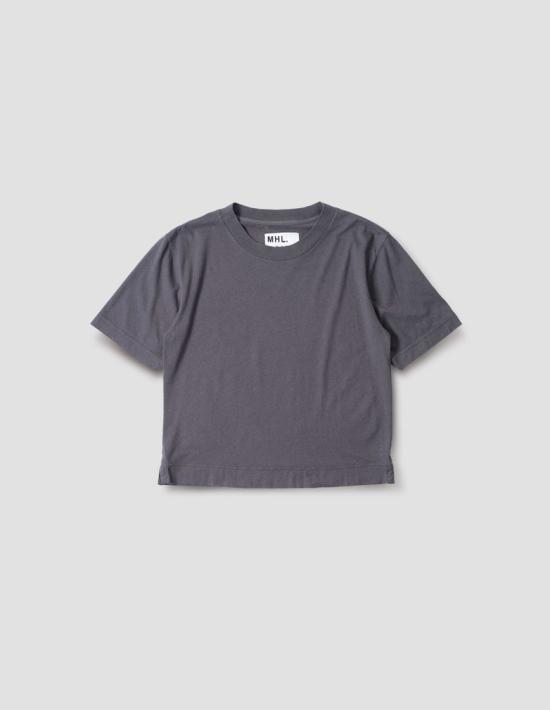 26SS 마가렛호웰 반팔 티셔츠 WHSP0537S26EDR SLB SLATE BLUE DOM