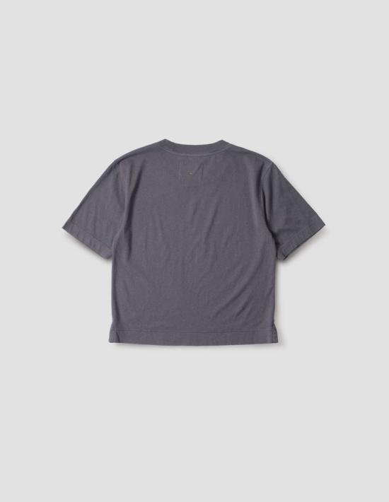26SS 마가렛호웰 반팔 티셔츠 WHSP0537S26EDR SLB SLATE BLUE DOM - MARGARET HOWELL