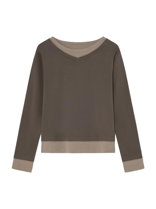 26SS 기마구아스 긴팔 티셔츠 SAM T SHIRT LIGHTGREY DOM
