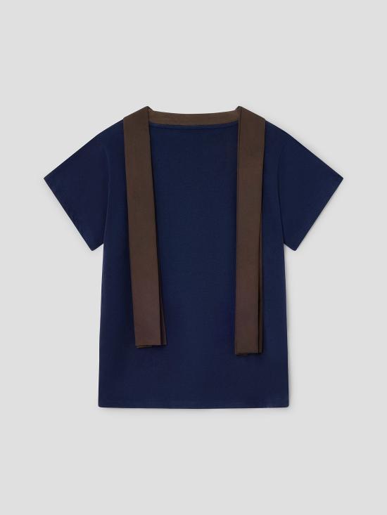 26SS 기마구아스 반팔 티셔츠 PHOEBE TSHIRT NAVY DOM - GIMAGUAS