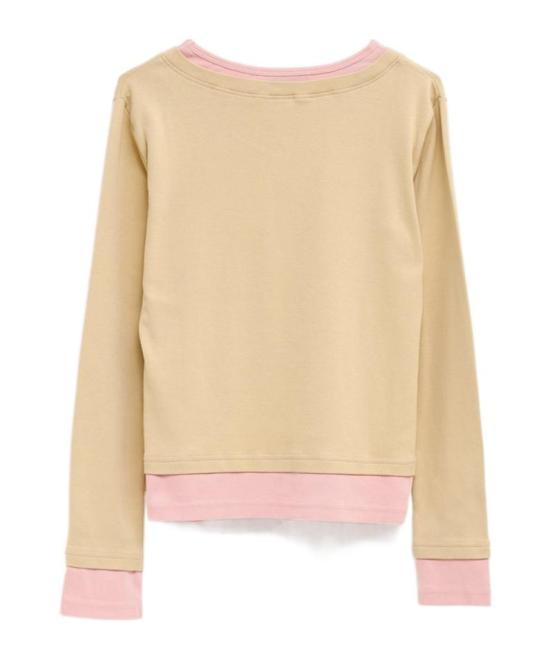 26SS 기마구아스 긴팔 티셔츠 SAM TSHIRT BEIGEPINK DOM - GIMAGUAS