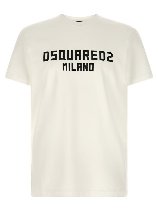 26FW 디스퀘어드2 반팔 티셔츠 Dsquared2 밀라노 티셔츠 화이트/블랙
