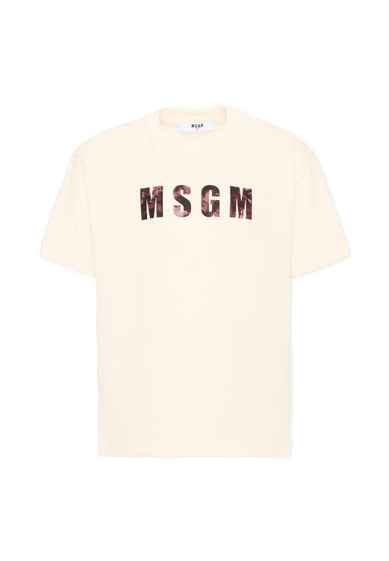 26SS [키즈] 엠에스지엠 티셔츠 S6MSJBTH241 013 IVORY