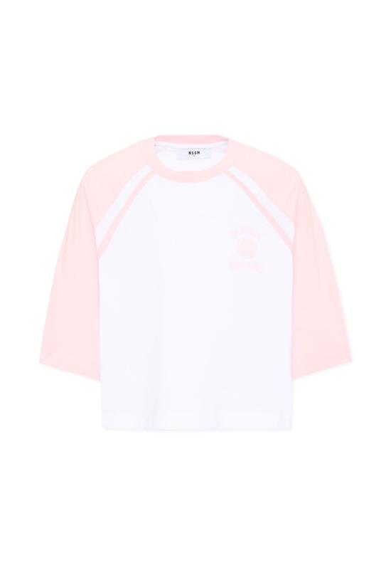 26SS [키즈] 엠에스지엠 티셔츠 S6MSJGTH024 001 78 WHITE