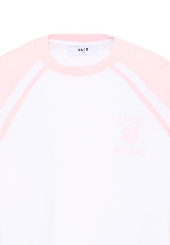 26SS [키즈] 엠에스지엠 티셔츠 S6MSJGTH024 001 78 WHITE - MSGM