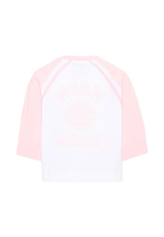 26SS [키즈] 엠에스지엠 티셔츠 S6MSJGTH024 001 78 WHITE - MSGM