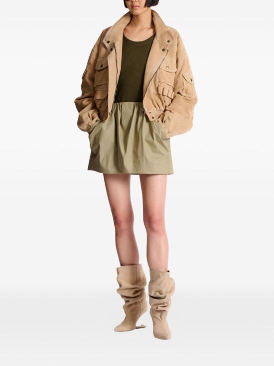 26SS 발망 숏 스커트 GF0LBB47CG57 7GS Green - BALMAIN