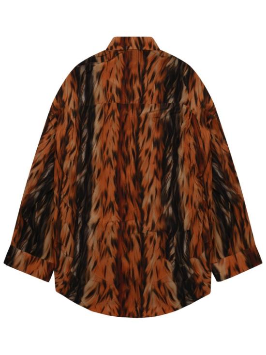  발렌시아가 블라우스 814121 TRLD52135 Brown - BALENCIAGA