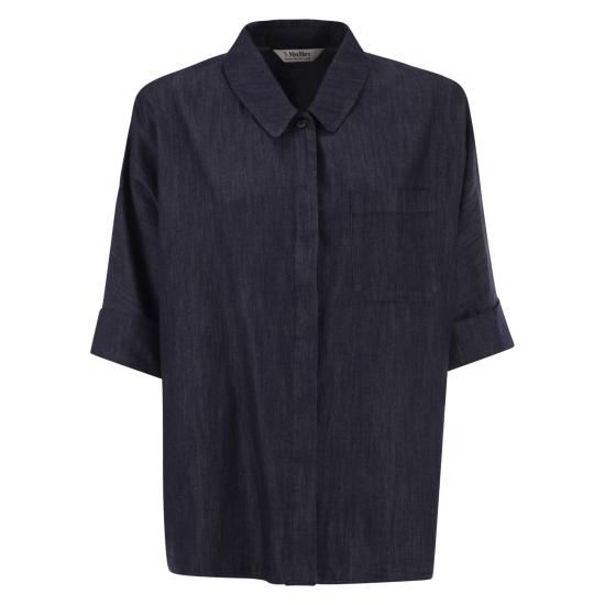 26FW 에스막스마라 셔츠 2629116042600 DARK DENIM