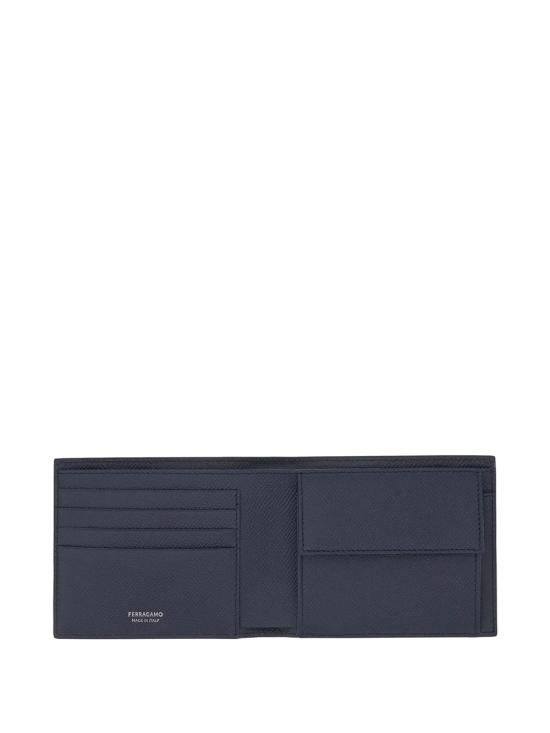 26FW 살바토레 페라가모 간치니 반지갑 661454 0793773 NEW NAVY DKB - SALVATORE FERRAGAMO