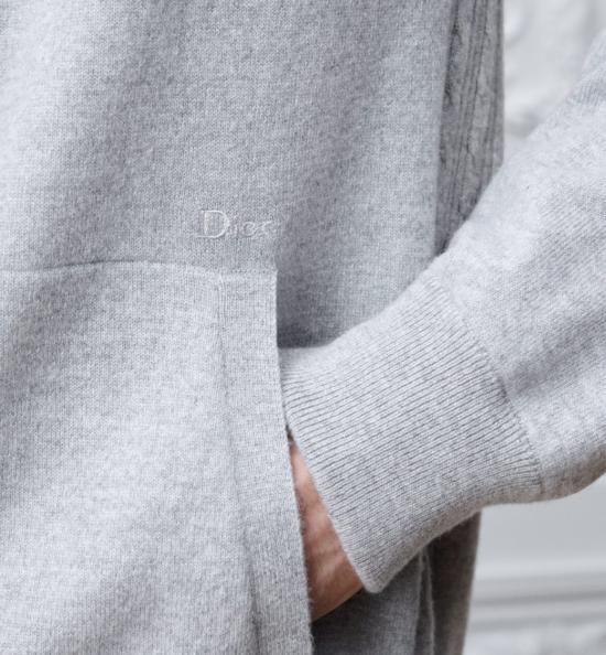 26FW 디올 후드 티셔츠 683M209A0042 Grey - DIOR