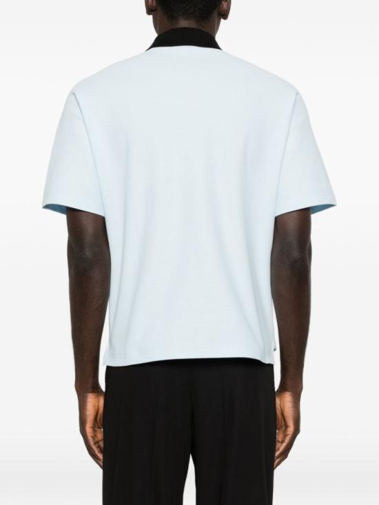 26SS 랑방 폴로 티셔츠 RM PL0007 J042 P26 221 Blue - LANVIN