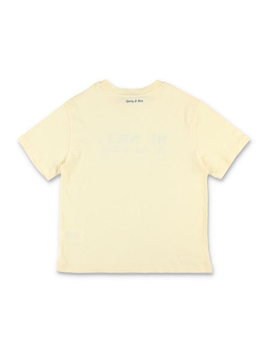 26SS [키즈] 스포티앤리치 티셔츠 TO04876003YE02 219 CREAM ALMOND - SPORTY & RICH
