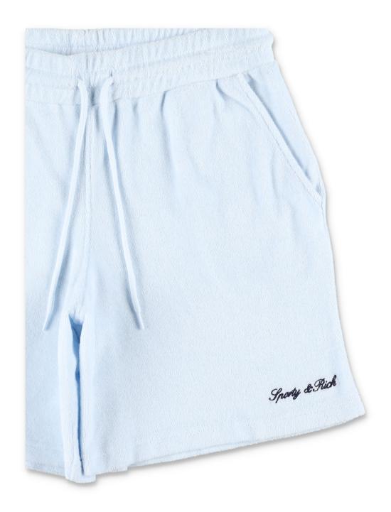 26SS [키즈] 스포티앤리치 쇼츠/버뮤다 SH06675326BL90 3900 Blu - SPORTY & RICH
