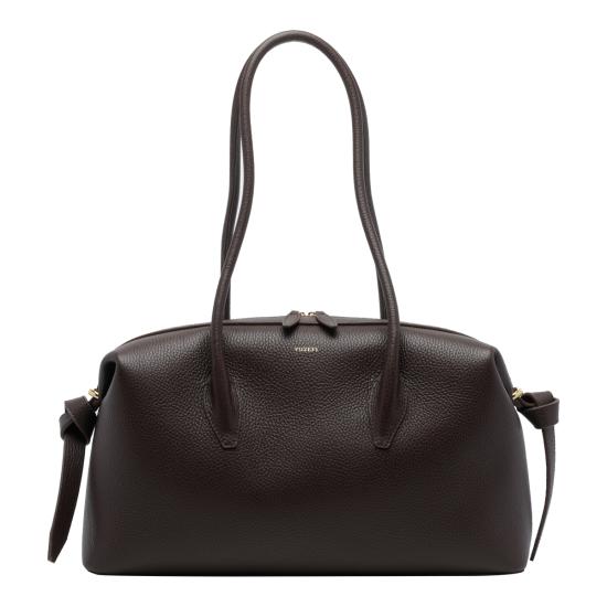 26FW 유제피 숄더백 BRIOCHE DUFFLE PEBBLE GRAIN LEATHERL038 Brown
