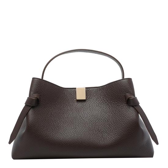 26FW 유제피 숄더백 GYOZA PEBBLE GRAIN LEATHERL038 Brown