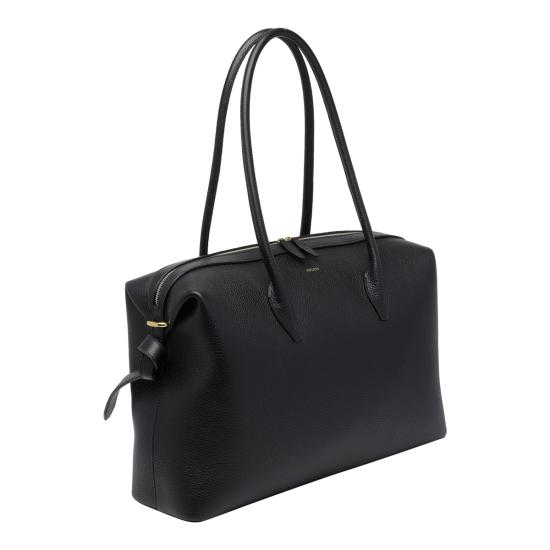 26FW 유제피 숄더백 LARGE BRIOCHE DUFFLE PEBBLE GRAIN LEATHERL034 Black - YUZEFI
