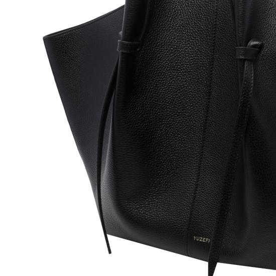 26FW 유제피 숄더백 XL MOCHI PEBBLE GRAIN LEATHERL034 Black - YUZEFI