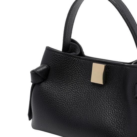 26FW 유제피 숄더백 GYOZA MINI PEBBLE GRAIN LEATHERL034 Black - YUZEFI