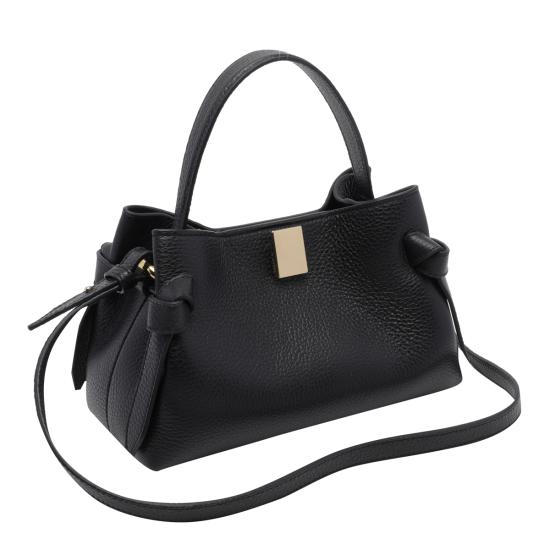 26FW 유제피 숄더백 GYOZA MINI PEBBLE GRAIN LEATHERL034 Black - YUZEFI