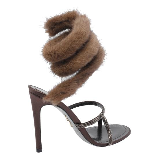 26FW 르네 카오빌라 샌들 C12646 105RS06X920 Brown - RENE CAOVILLA