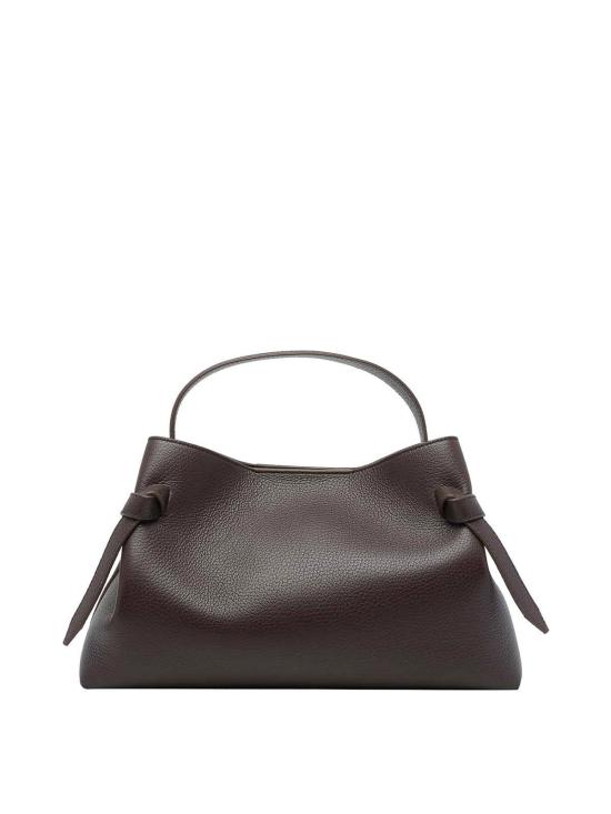 26SS 유제피 숄더백 GYOZAPEBBLEGRAINLEATHERL038 Brown - YUZEFI
