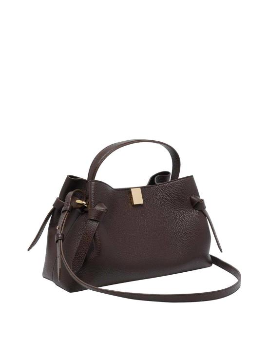 26SS 유제피 숄더백 GYOZAPEBBLEGRAINLEATHERL038 Brown - YUZEFI