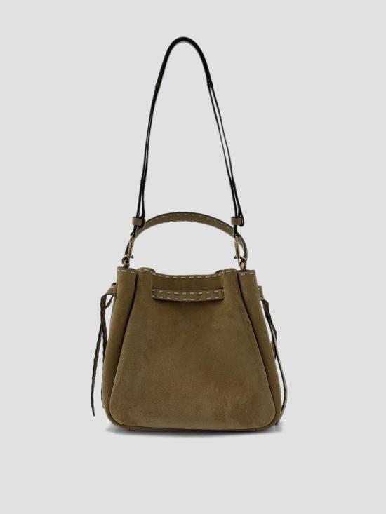 26SS 토리버치 로미 스웨이드 버킷 백 178664 250 BUTTER - TORY BURCH