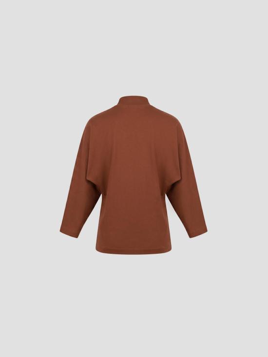 26SS 라미아 라가 긴팔 티셔츠 SS26TP01BRN BRN BROWN - LAMIA LAGHA
