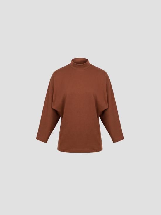 26SS 라미아 라가 긴팔 티셔츠 SS26TP01BRN BRN BROWN