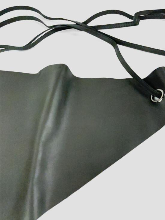 26SS 라미아 라가 와이드 벨트 SS26ACC02DOB DOB DARK OLIVE BROWN - LAMIA LAGHA