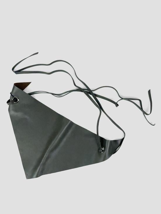26SS 라미아 라가 와이드 벨트 SS26ACC02DOB DOB DARK OLIVE BROWN