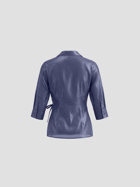 26SS 팔로마울 블라우스 WV1901135 135 Navy - PALOMA WOOL