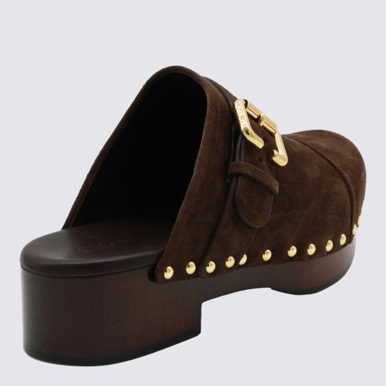 26FW 끌로에 뮬/슬리퍼 CH26S12ZRY 27Z CHOCOLATE BROWN - CHLOE