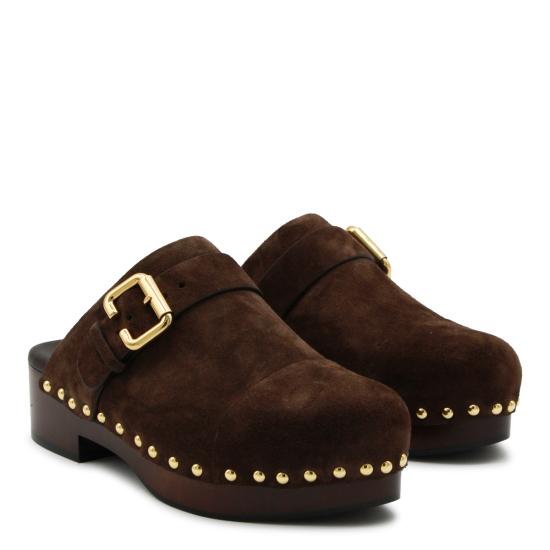 26FW 끌로에 뮬/슬리퍼 CH26S12ZRY 27Z CHOCOLATE BROWN - CHLOE