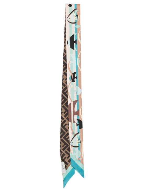 26FW 펜디 머플러/스카프 FXT011 B13G F1WSF AZZURRO MULTI