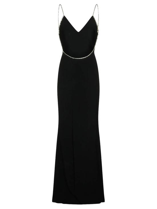 26FW 톰포드 롱 원피스 AB3697 SDE539 NTN BLACK CRYSTAL - TOMFORD