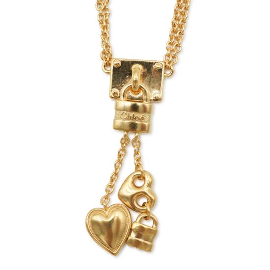 26FW 끌로에 목걸이/팬던트 CH26AJN07CB7 9DC VINTAGE GOLD - CHLOE