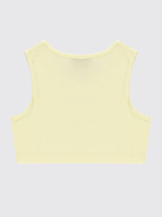 26SS [키즈] 엠에스지엠 티셔츠 S6MSJGTO011MS0 75 Yellow - MSGM