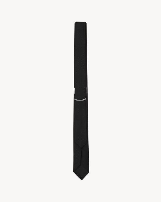 26SS 생로랑 넥타이 7200953Y0431000 Black - SAINT LAURENT