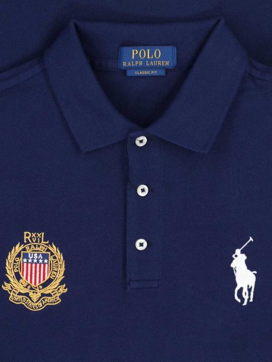26FW 폴로 랄프로렌 폴로 티셔츠 710 B20858 001 Blue - POLO RALPH LAUREN