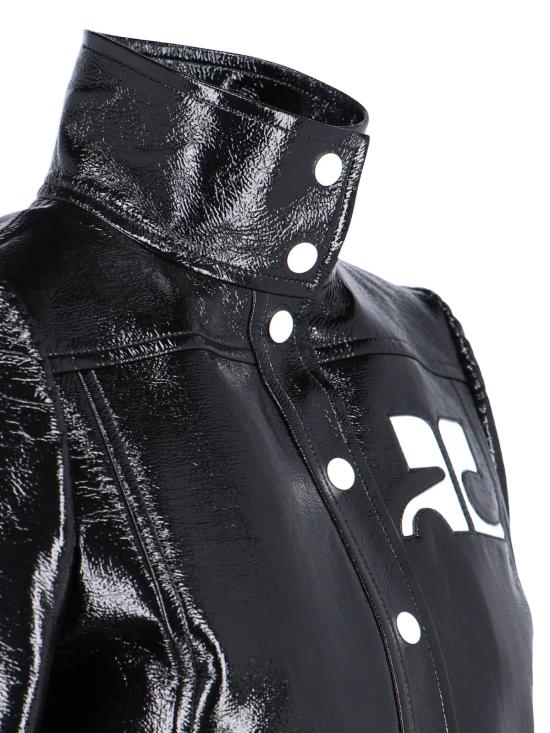 26FW 쿠레쥬 가죽 자켓 PERCBL005VY0014 9999 Black - COURREGES