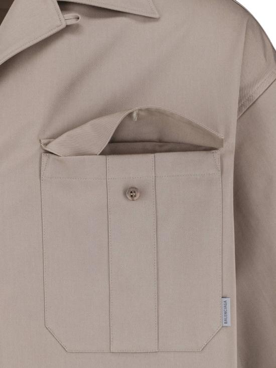 26FW 발렌시아가 반팔 셔츠 A001ZT TSP13 9509 Beige - BALENCIAGA