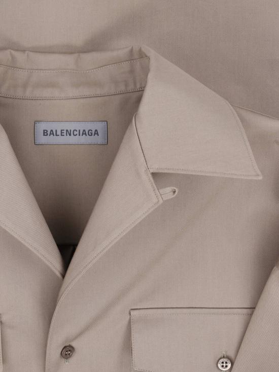 26FW 발렌시아가 반팔 셔츠 A001ZT TSP13 9509 Beige - BALENCIAGA