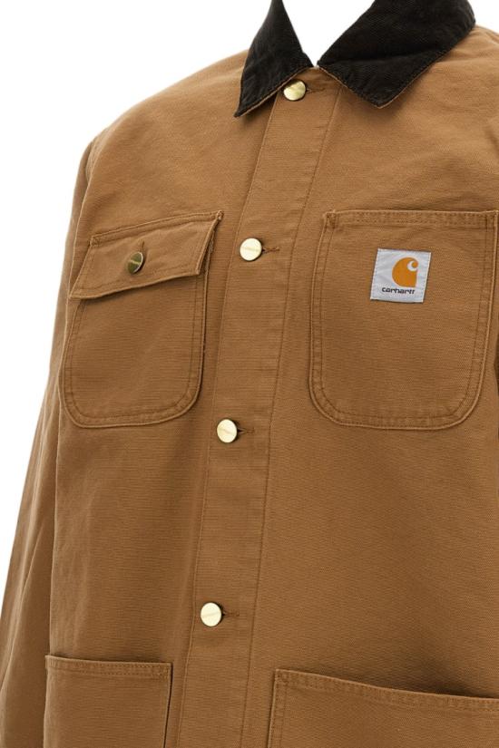  칼하트 WIP 디어본 캔버스 미시건 초어 코트 I03151900S02 Brown - CARHARTT WIP