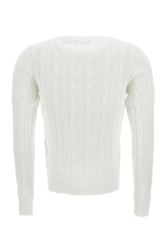 26SS 폴로 랄프로렌 포니 로고 피마코튼 케이블 니트 스웨터 211971869007WHITE White - POLO RALPH LAUREN