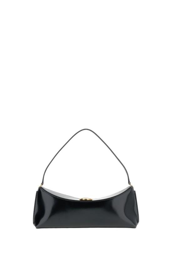 25FW 자크뮈스 오발로 숄더백 BAW00438AC18A01990 Black - JACQUEMUS